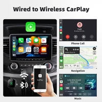 EKIY Wireless CarPlay Dongle Беспроводной Android Auto адаптер 2в1 Автомобильные интеллектуальные системы AI Smart Box для автомобиля с проводным CarPlay — изображение 5