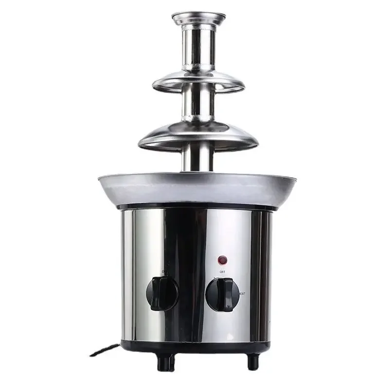 Chocolate Fountain Machine Baking Hotel et Small Four-Level Diy Chocolate Waterfall Noodle Paste Machine