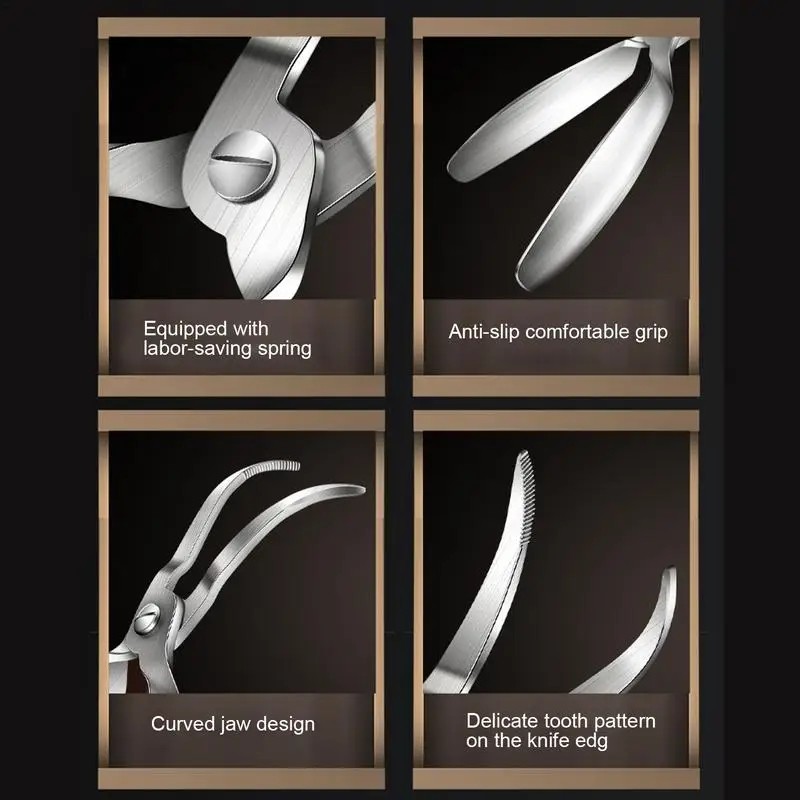 Chicken Claw Deboning tools Heavy Duty Boning Scissors Ergonomic Design Bone Shaving Pliers For Chicken Feet Duck Feet And Meat