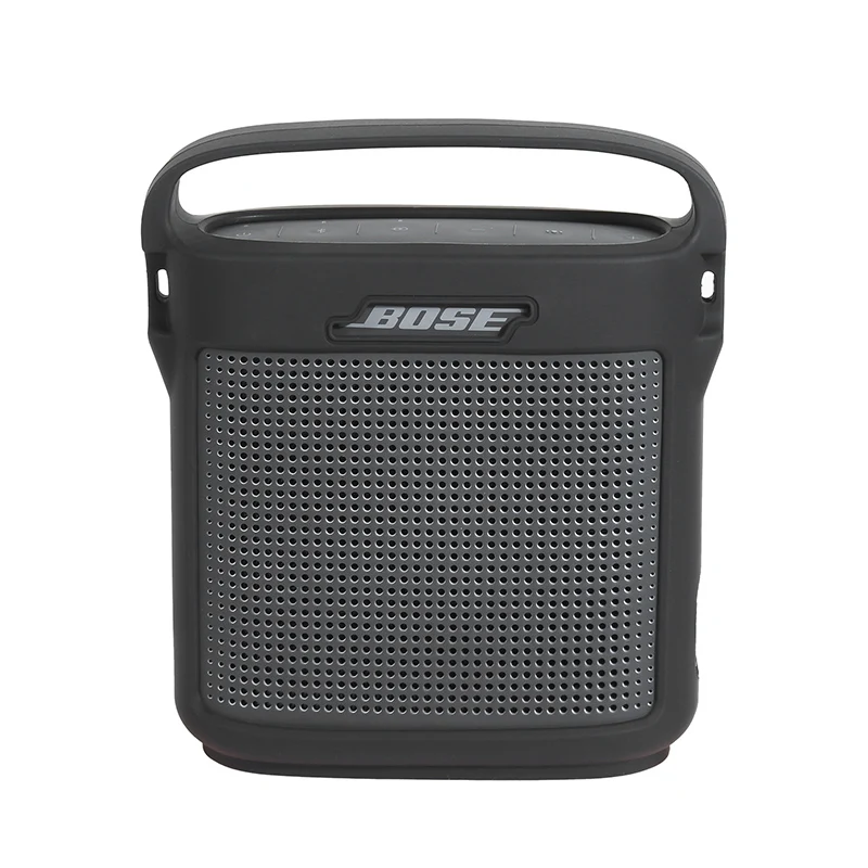 Newest Silicone Case Cover With Strap Carabiner For BOSE Soundlink