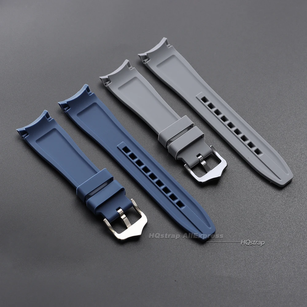Deluxe Curved Silicone Strap - High-Quality Waterproof Replacement Band