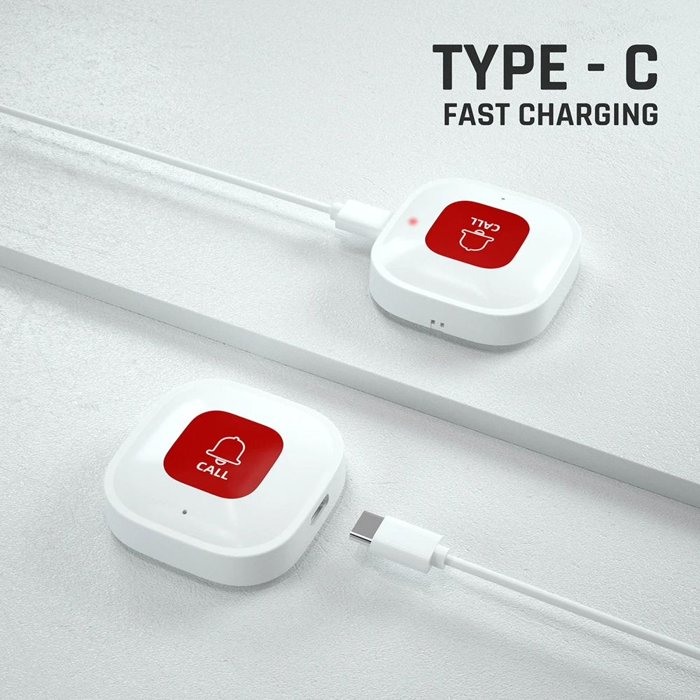 

Кнопка экстренного вызова Беспроводная надежная безопасность у вас под рукой Оставайтесь на связи и защищает пожилых пациентов умные дети