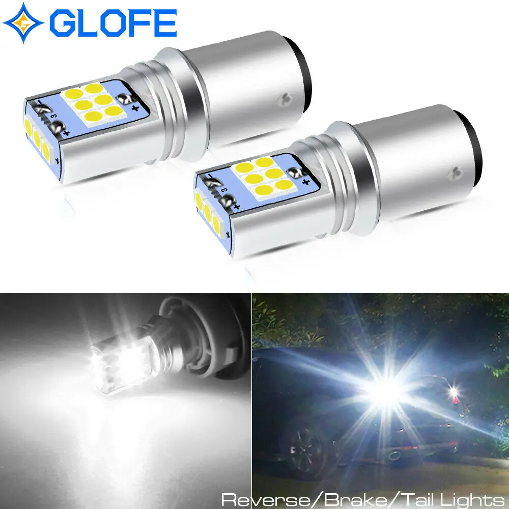 High Power 6000K White 1157 Led 15Smd-3030 Turn Signal Brake Reverse Light Bulbs | Автомобили и мотоциклы