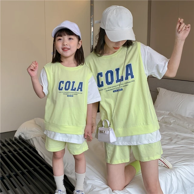 mother kids Fashion Kid Clothing 2023Autumn New Two-piece Baby girl clothes  Kid Clothes Girl boy Pullover Groups of Pant ملابس - AliExpress