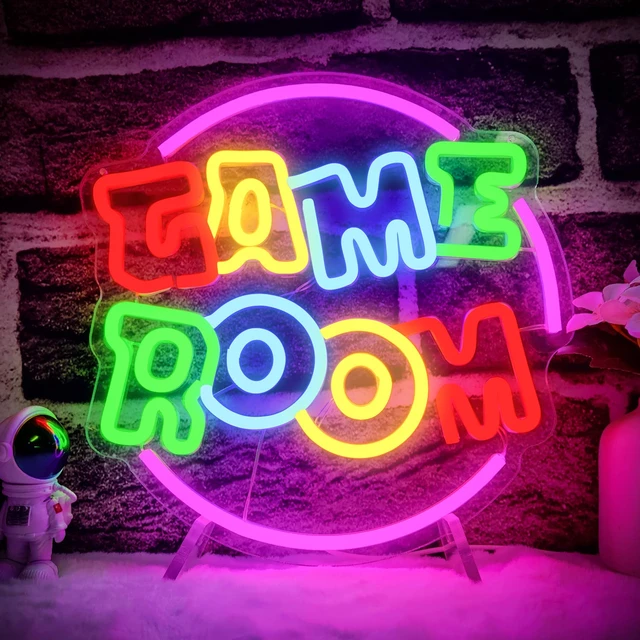 Neon Light Wall Decoration Gaming  Led Home Neon Decorations Gaming - Neon  Signs - Aliexpress