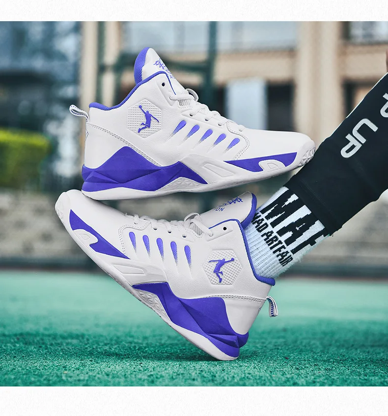 Mid Cut PU Leather Comfortable Men Sneakers