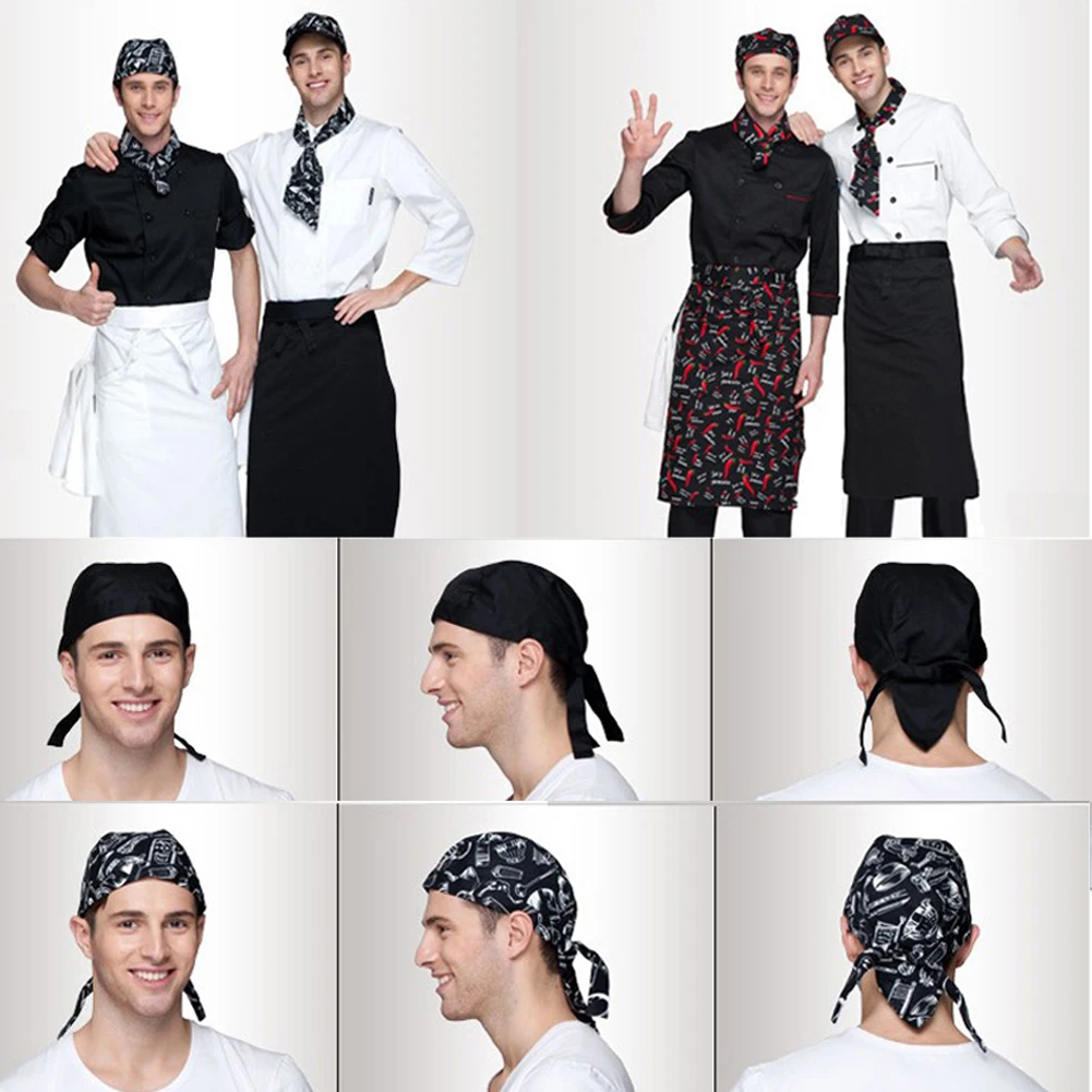 Colourfull Pirates Chef Cap Skull Cap Professional Catering Various Chef Hat best baby accessories of year