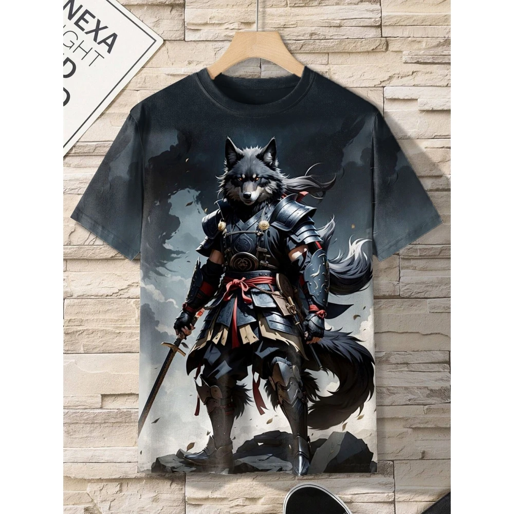 

Anime Men's T-Shirt Trend Fashion Street T-Shirt Hip-Hop Loose Short Sleeved Anime T Shirt For Men Clothing Casual Fashion Top