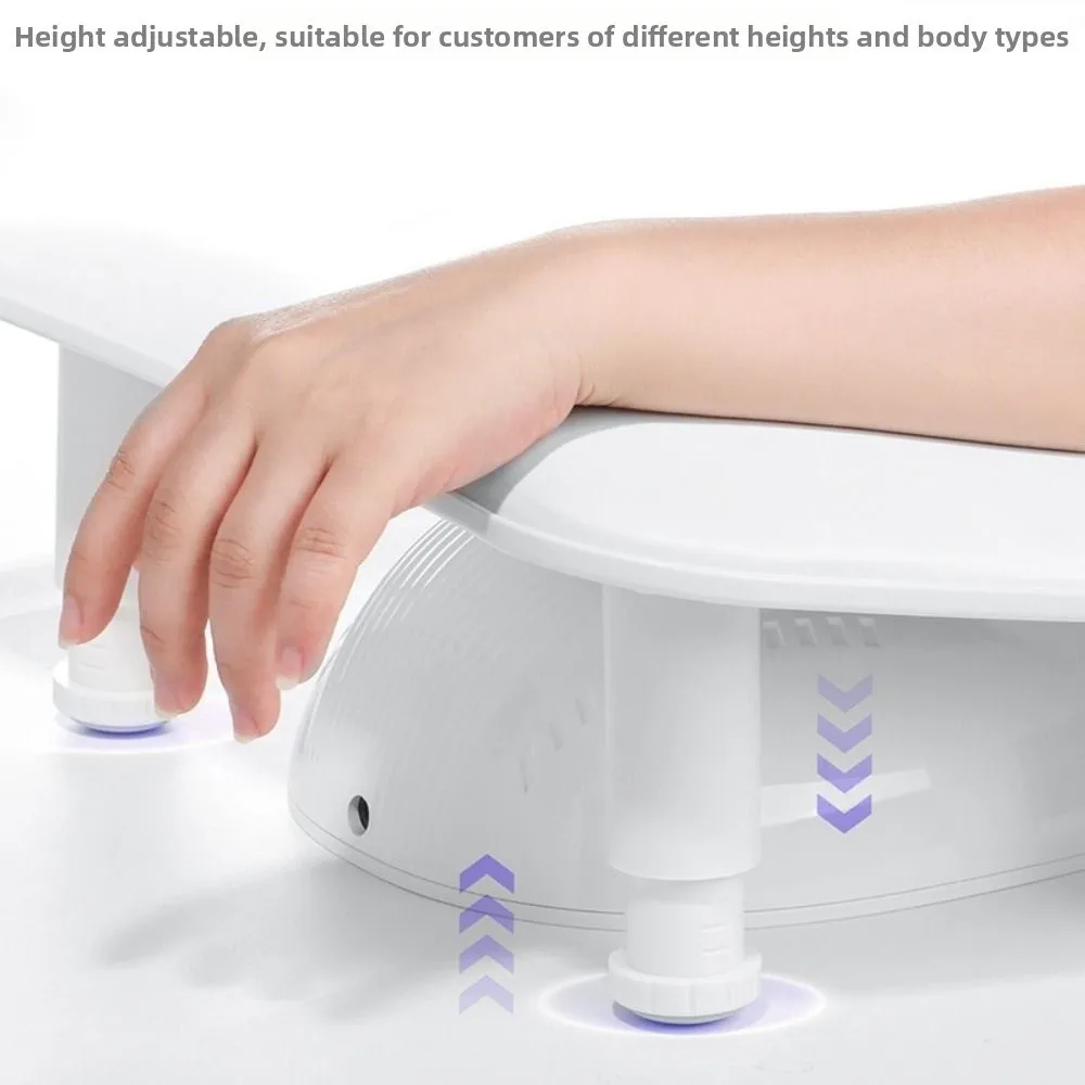 U-shaped Manicure Hand Pillow Rotating Lifting Adjustable Height Arm Rest Stand Comfortable Ergonomic Soft Nail Pillow