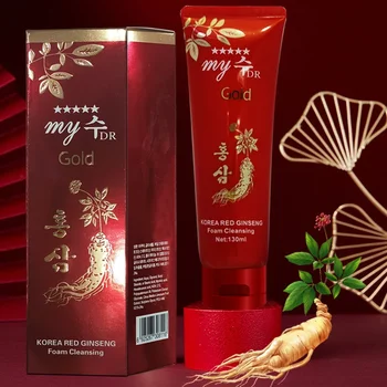 130ml Korean Red Ginseng Cleanser Deep Cleansing Moisturizing Brightening Anti-acne Balancing Oil face wash face cleanser 1