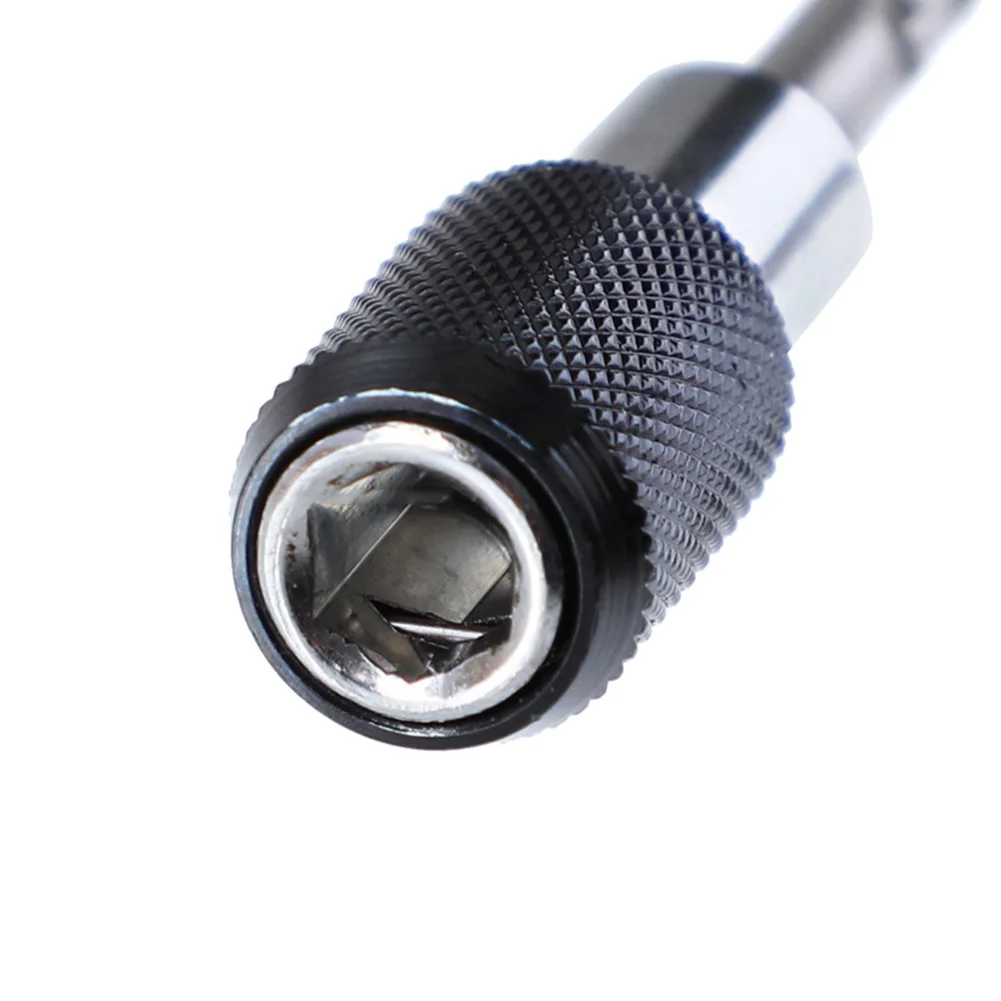 801/802 bis 1/4 Zoll feste Halterung elektrische Bohrmaschine Schraubendreher Verlängerungsstange Adapterhülse selbstsichernde Adapterstange Sockel Werkzeugteile – Detail 8