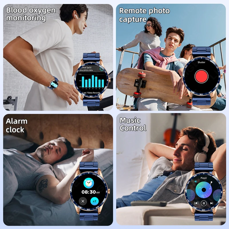 LIGE Men Bluetooth Smart Watch Make Answer Call 1.38" HD Color Display Heart Rate Health Fitness Tracking Women Smartwatch 2025