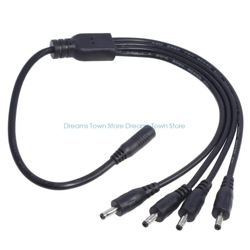 HX6A 충전 코드 와이어 1인치 4아웃/1인치 2아웃 3.5mmx1.35mm 커넥터 연장 라인