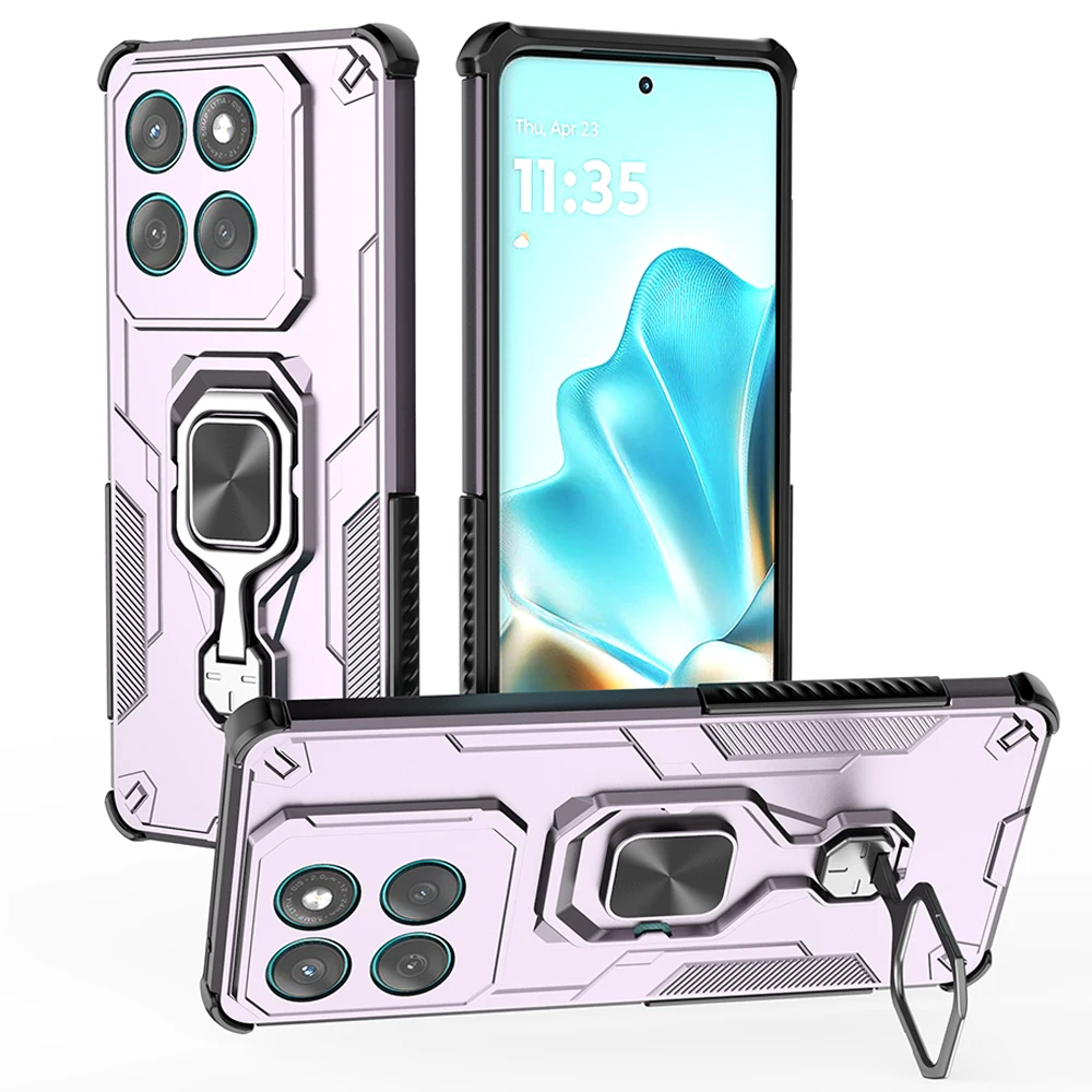 Rotatable Kickstand Magnetic Ring Holder Protective Phone Case Cover