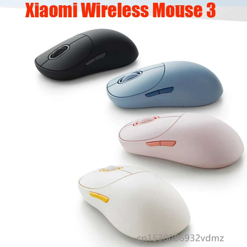 

Xiaomi Wireless Mouse 3 Color Version Bluetooth Dual Mode 2.4GHz 1200DPI Ergonomic Optical Laptop Computer Soft-tone keying Game