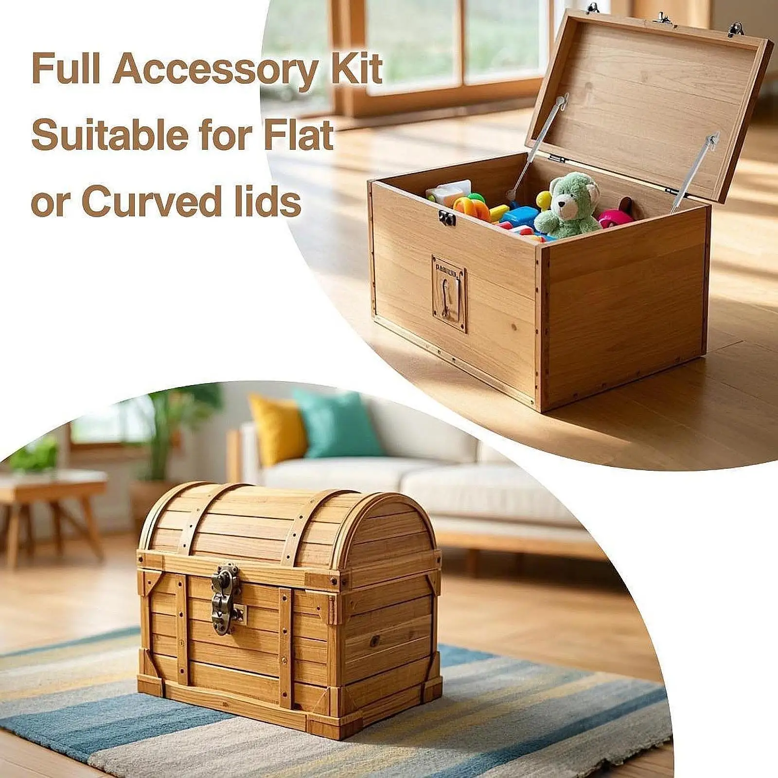 2x Flat Lid Support Hinges Home Lid Stay Silent Gas Strut Spring Hinges Toy Box Hinges Soft Close for Household Wooden Box 2x Flat Lid Support Hinges Home Lid Stay Silent Gas Strut Spring Hinges Toy Box Hinges Soft Close for Household Wooden Box