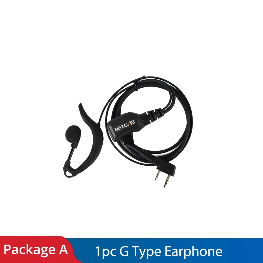 ตัวเลือกสินค้า หูฟังปรับปริมาณ PU ลวด 2Pin PTT สำหรับวิทยุ Kenwood BaoFeng UV-5R