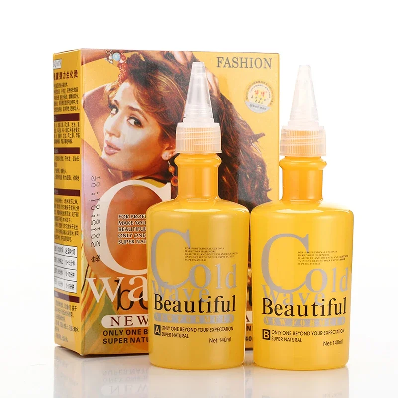 140ML Permanent Perm Cream Liquid Curly Cold Wave Hair Lotion Not Hurt Perming Water Wavy Hair Pear Head Texture