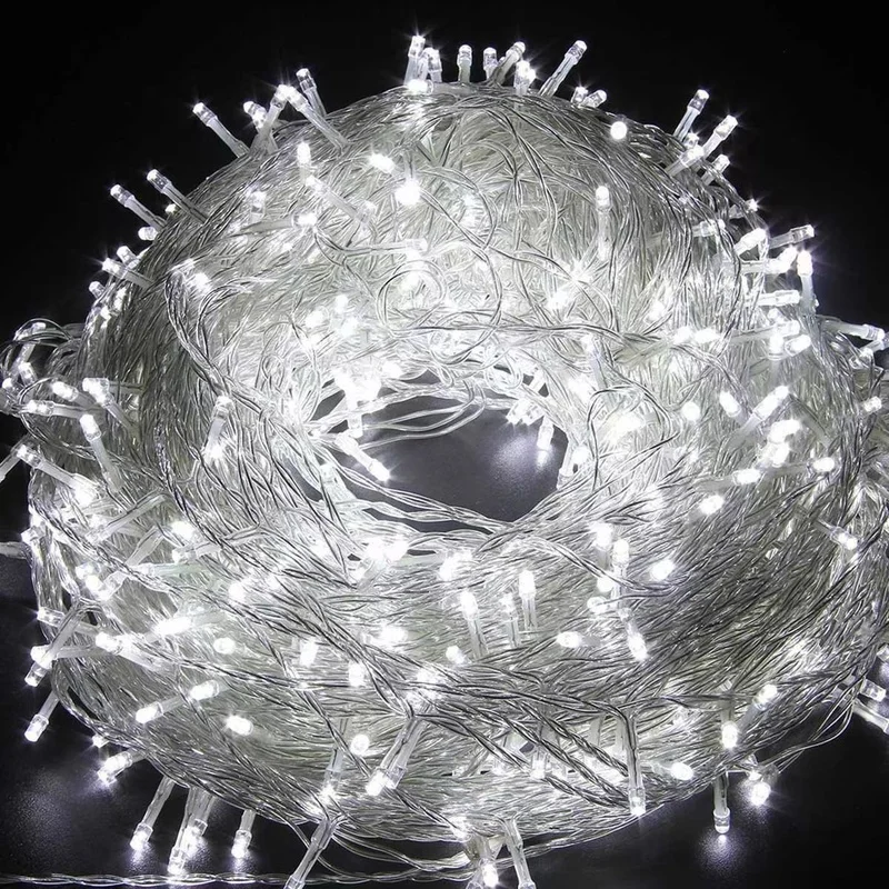 100m 50m 30m 10m Feriado Led Luzes De Natal Ao Ar Livre Luzes Led 