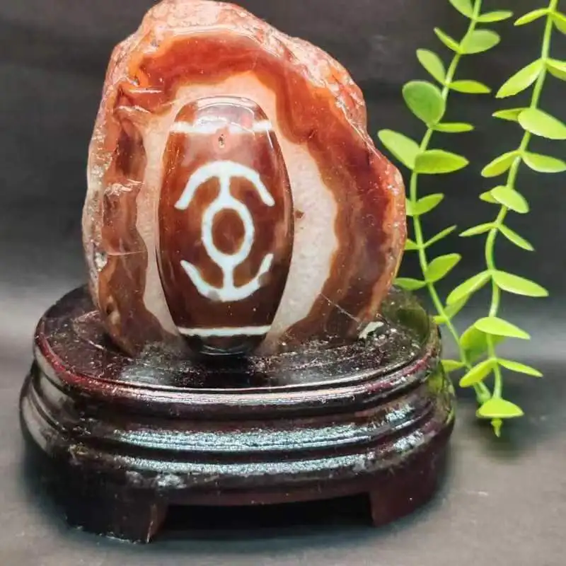 1 Pz/Lotto Agata Naturale Pietra Grezza Una Varietà Di Totem Dzi Ornamenti Totem Dzi Ornamenti Collezione Domestica Ornamento Ornamentale Taki