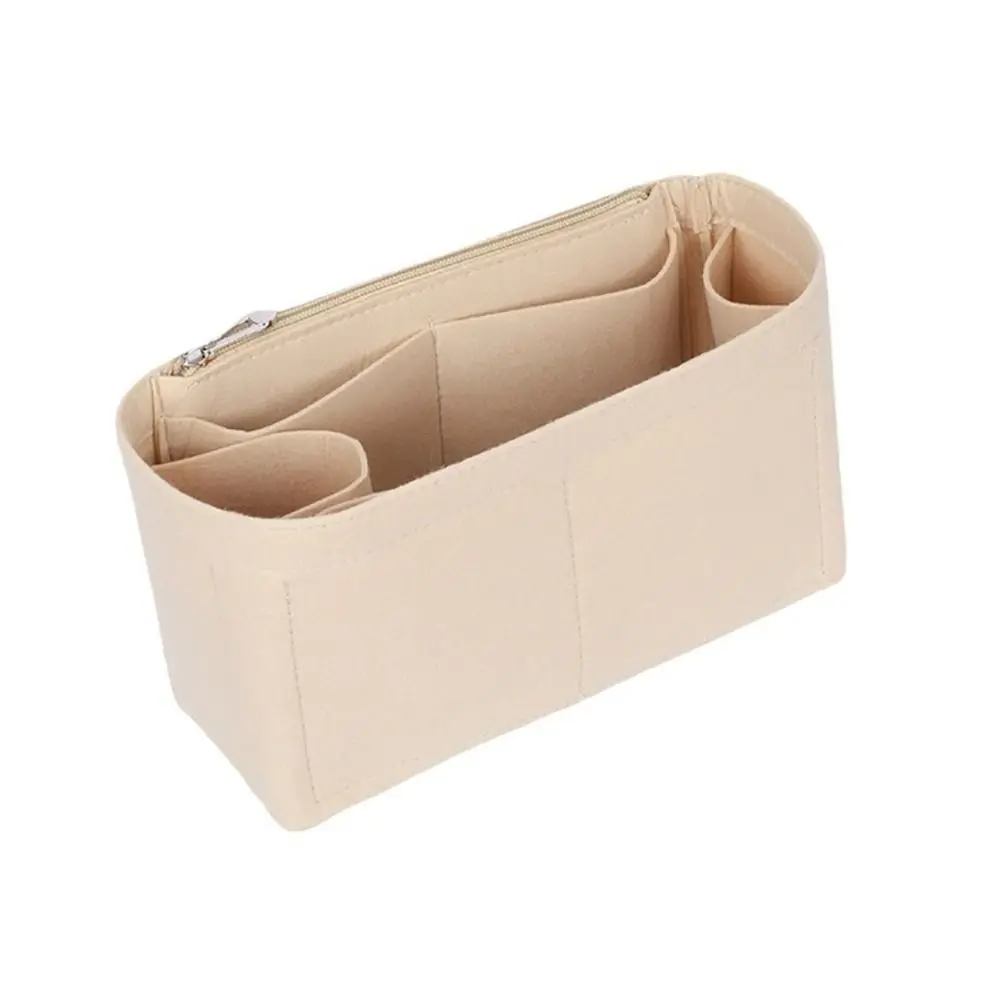 Felt Handbag Insert Bag Large Capacity Bag Support Purse Liner Storage Organization Multi-Pocket Internal Bag for Loewe Puzzle
