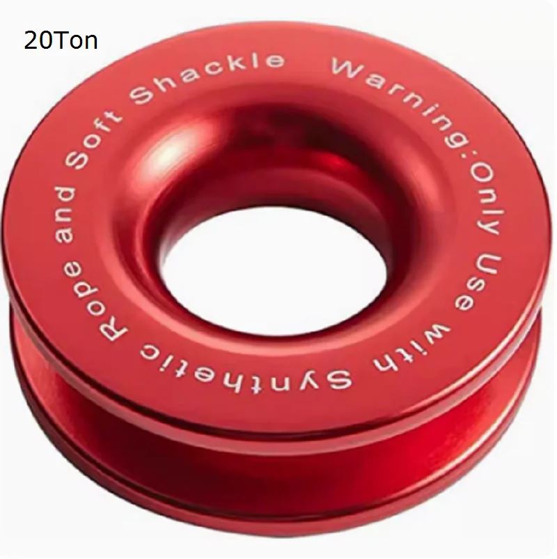 20Ton-35Ton, 44100lbs, Off road winch movable pulley modification rescue trailer rope winch rope hook refitting