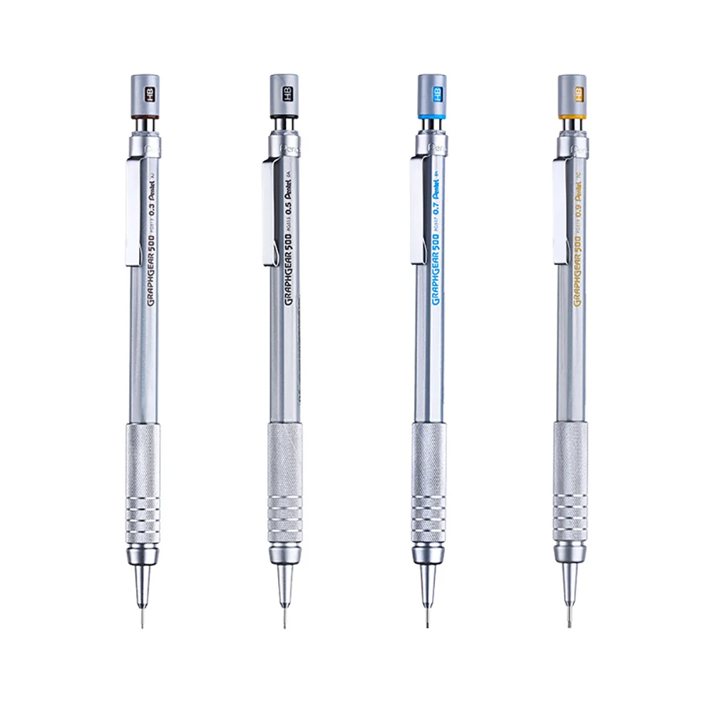 4 ペン先セットぺんてる graphgear 500 製図鉛筆シャープペンシル 0.3