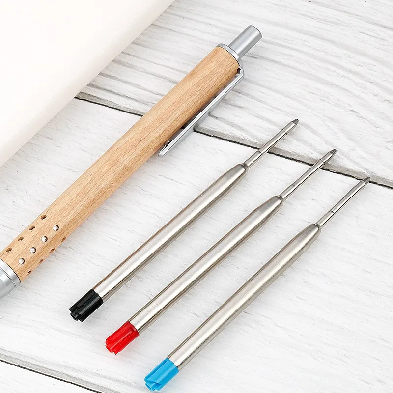 20pcs L:3.9 In/99mm Ballpoint Pen G2 Refills for Medium Point blue red Black Ink Rods for Writing Office Stationery 424 2