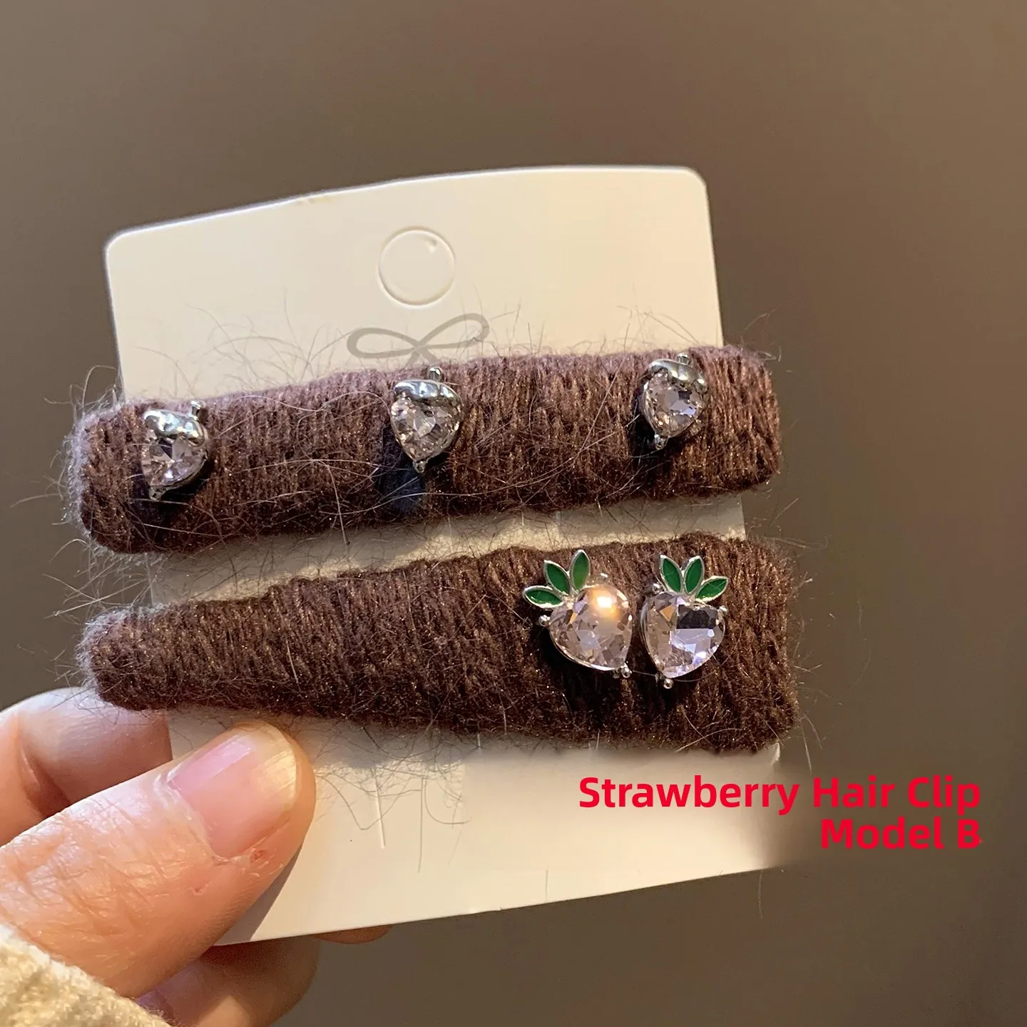 Strawberry hairpin type b (single pack) 7cm