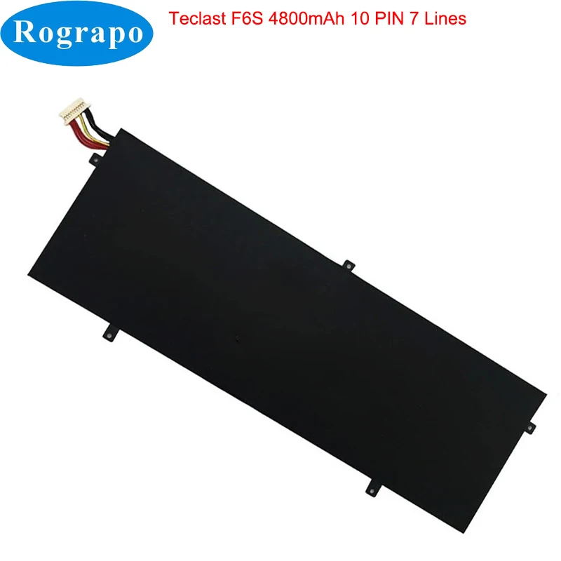 Notebook Portátil Bateria Teclast F6s Tb02 10 Pinos Fio Plug Novo 4800mah