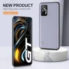 Realme-GT 5G Case Plain Skin Leather Protect Shell On For Realme Realmi GT G T Neo GTNeo RealmeGT 5G TPU Bumper Shockproof Coque 2