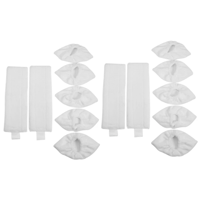 

2 шт., тканевые накладки на щетки для пароочистителя KARCHER EASYFIX SC1 SC2 SC3 SC4 SC5