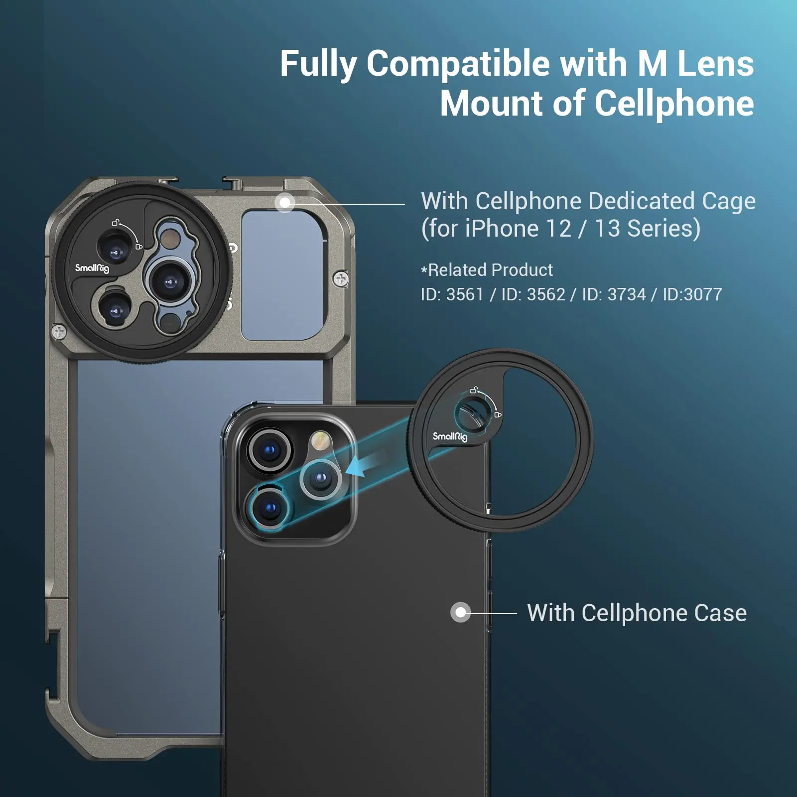 【りょー】SmallRig iPhoneケース＋フィルターアダプター Amazon.com : SMALLRIG Magnetic 67mm Filter Ring Adapter for