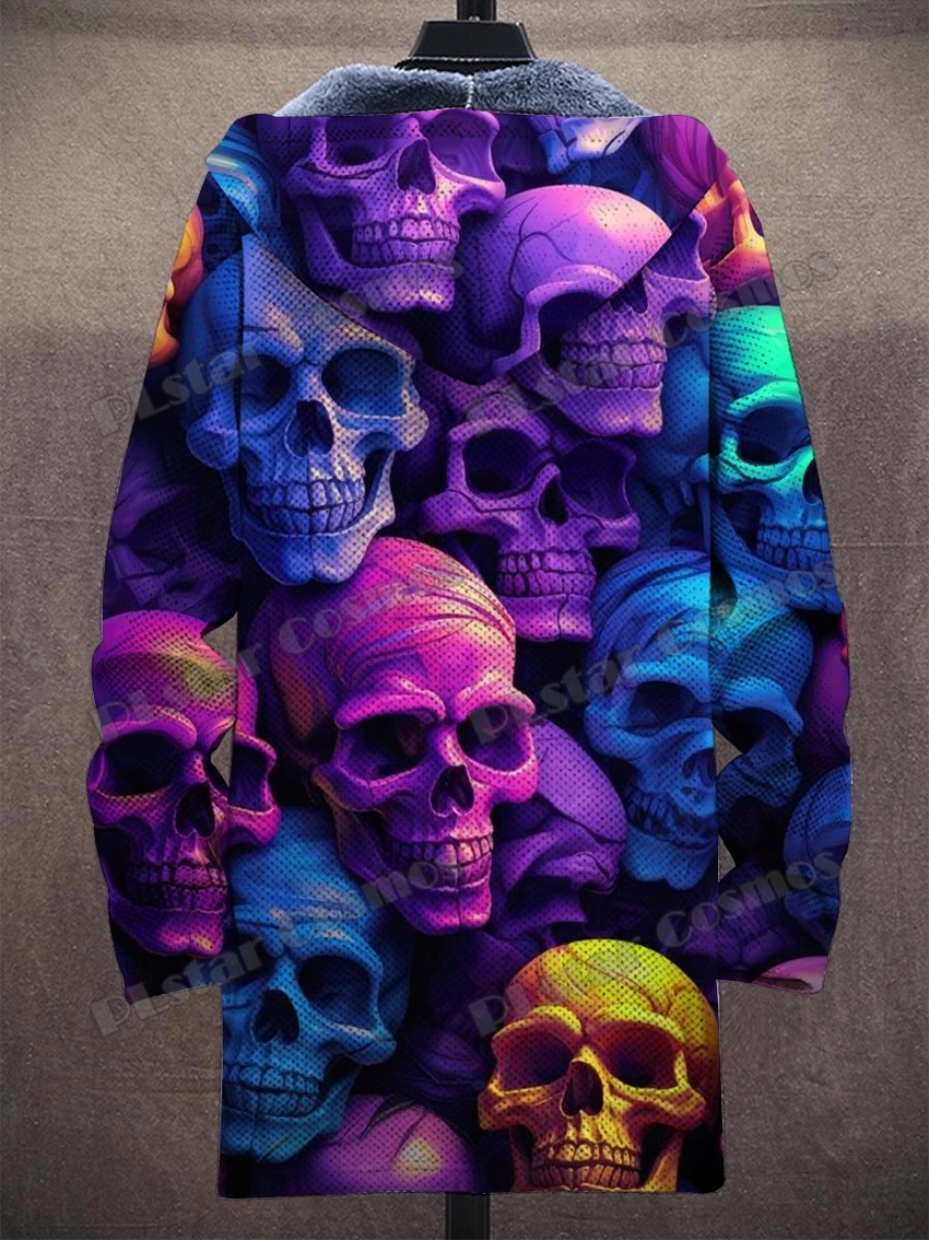 Geometrie & Farbverlauf Kunst Muster 3D All Over Gedruckt Herrenmode Plüsch Dicker Kapuzenmantel Winter Lässige Warme Reißverschlussjacke CM27 – Detail 14
