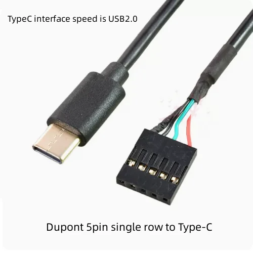 Motherboard 5P/9P to MicroUSB Android port to DuPont 2.54USB pin Type-C MINIUSB data cable 30cm