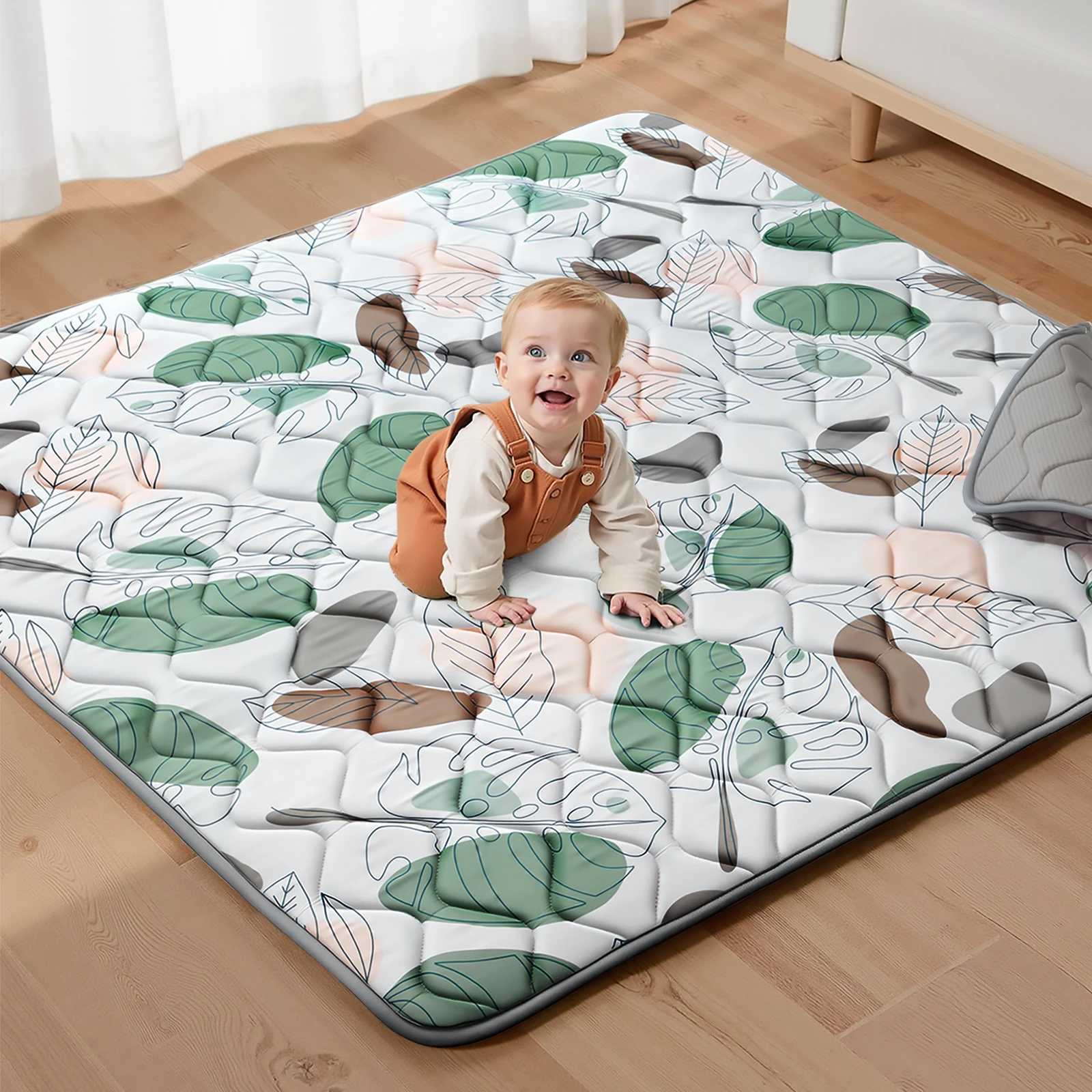 Extra Thick Baby Play Mat (50x50 in) for Playpen and Crawling,