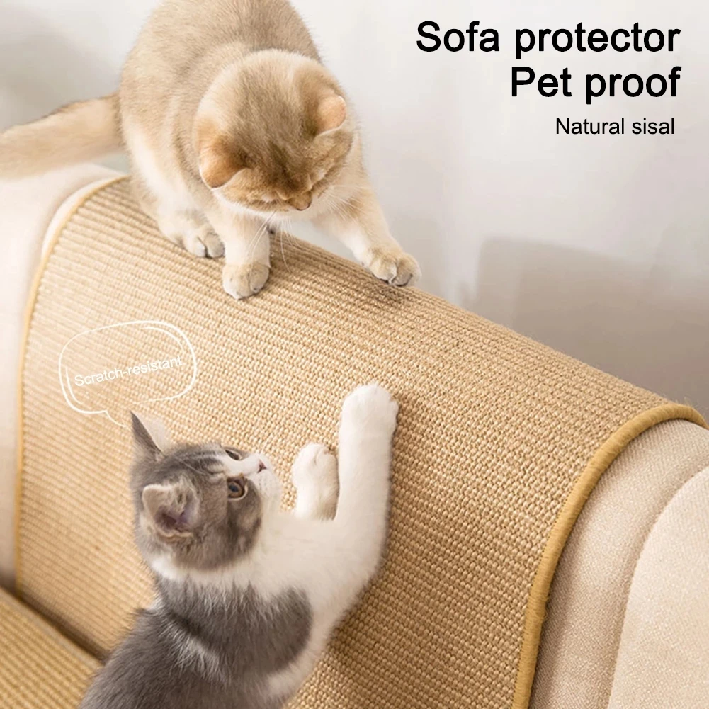 Cat Scratch Board Toy Sisal Hemp Cat Kitten Scratching Post Pad for