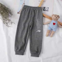 Autumn 1-5Year Baby Trousers Boy Cotton Pants Fashion Spring Girl Striped Pants Children Casual Kid Clothing 6
