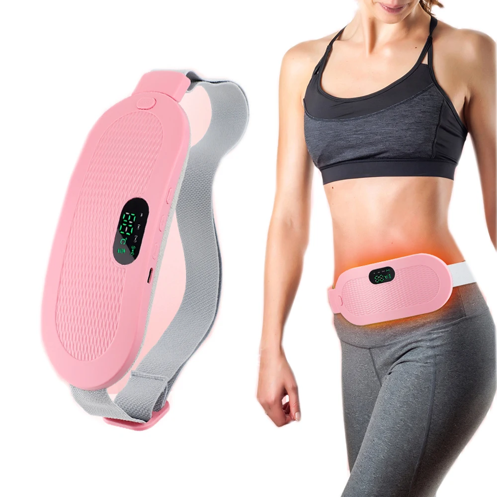 

Lady Menstrual Heating Pad Warm Palace Belt Relieve Menstrual Pain Hot Compress Massager Uterus Cold Dysmenorrhea Relieving Belt