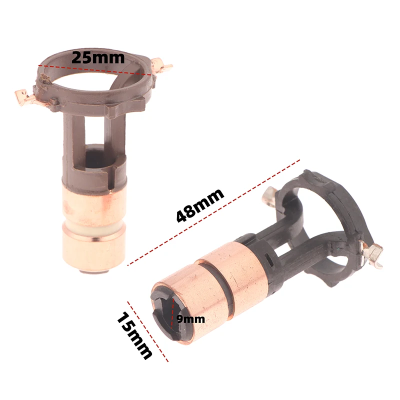 1 Piece Power Generator Collector Copper Head Slip Ring 9x15x48mm For Hyundai Ix35 Cerato Sonata Valeo
