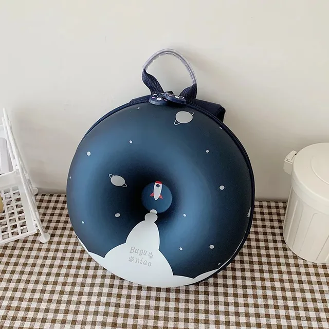 Creative Kindergarten Children's Backpack New Cartoon Three-dimensional Rainbow Donut Boys and Girls Backpack Baby Schoolbag