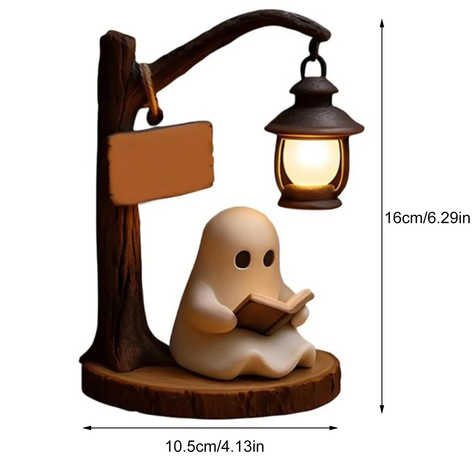 Resin Halloween Ghost Night Light Decorative Lamp