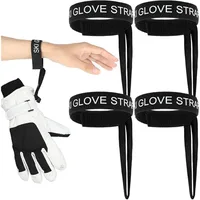 Skiing Sport Glove Straps Elastic Wrist Leash Glove Strap Handcuffs Glove Strap for Ski Snowboarding Mountaineering Accessories 1