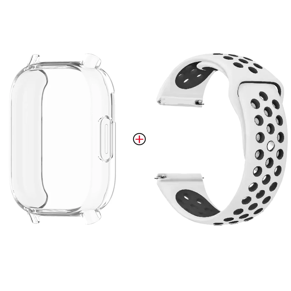 Soft Silicone Strap with TPU Case and Screen Protector