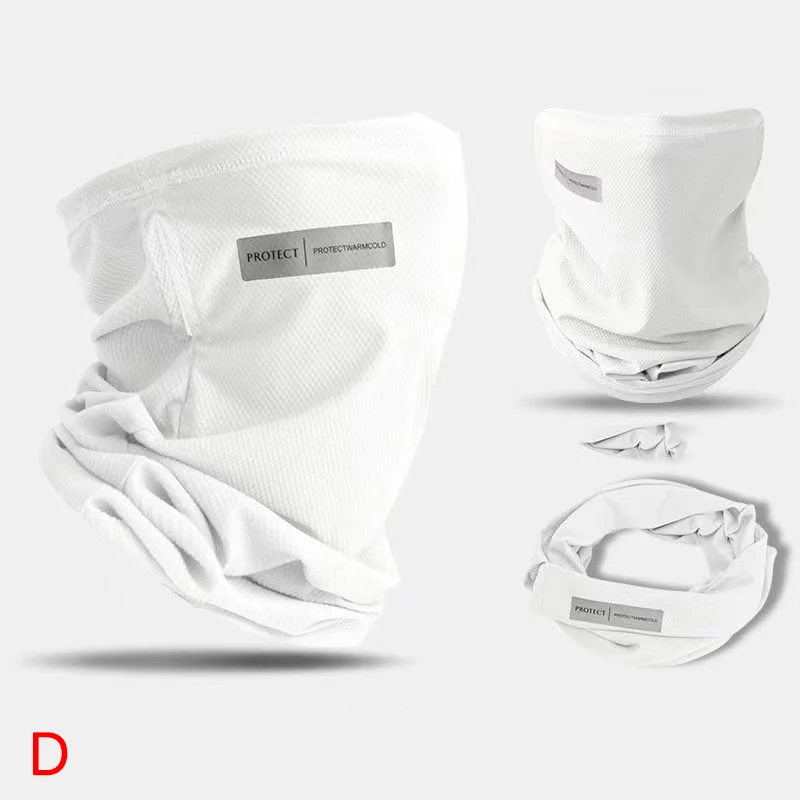 Cooling Ice Silk UV Protection Face Cover Bandana Scarf