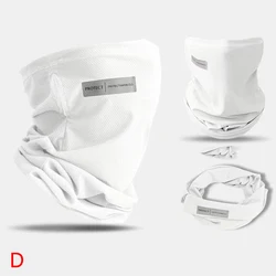 Cooling Ice Silk UV Protection Face Cover Bandana Scarf (D)