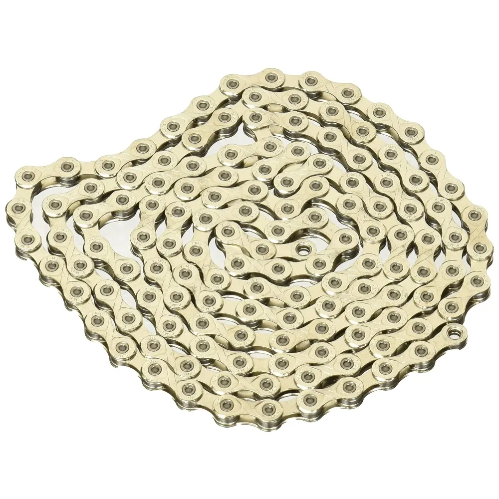 

10-скоростная велосипедная цепь KMC E10, совместимая с SRAM, Campagnolo и другими основными системами, серебристая