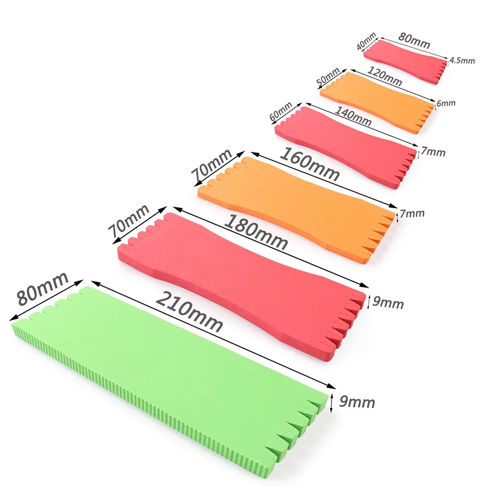 Fishing Accessories Fishing Line Winder Fishing Tackle Fishing Hook Keeper Fishing Hook Winding Board 8cm-21cm 10/5/3/2PCS Fishing Hook Wire Strand EVA Foam Plate Storage Wrap Line Holders Tackle Accessories Pesca