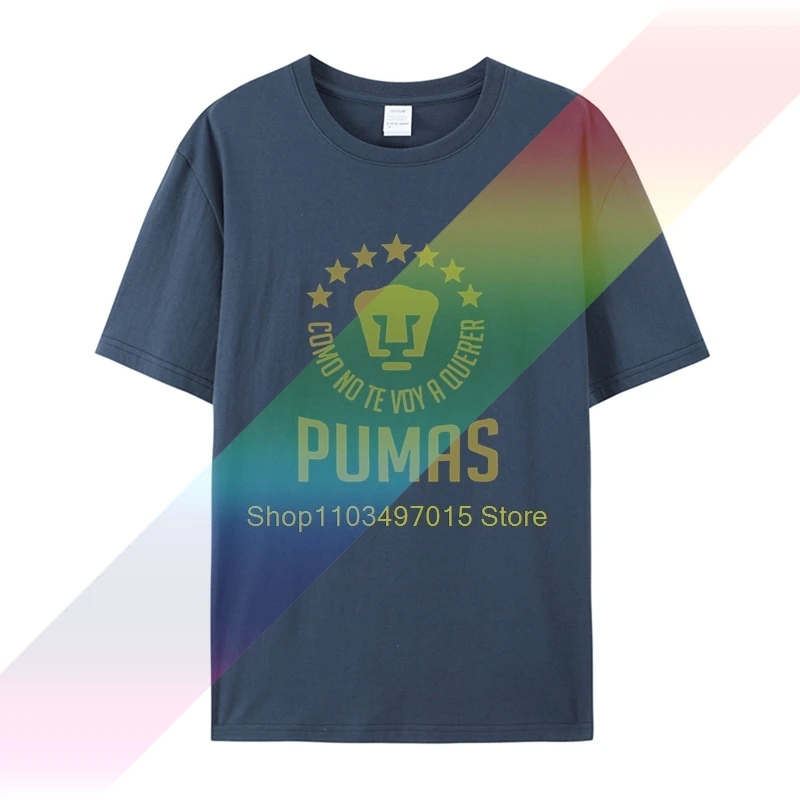 Pumas UNAM Mexico Camiseta T Shirt Jersey Futbol Soccer Universidad Liga MX Short Sleeve Fashion Summer Printing Casual