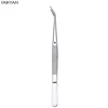 FABIYAN Stainless Steel Nail Art Nippers Tweezers Rhinestones Crystal Sequins Glitter Picking Up Cotton Cleaner Tools Manicure  6